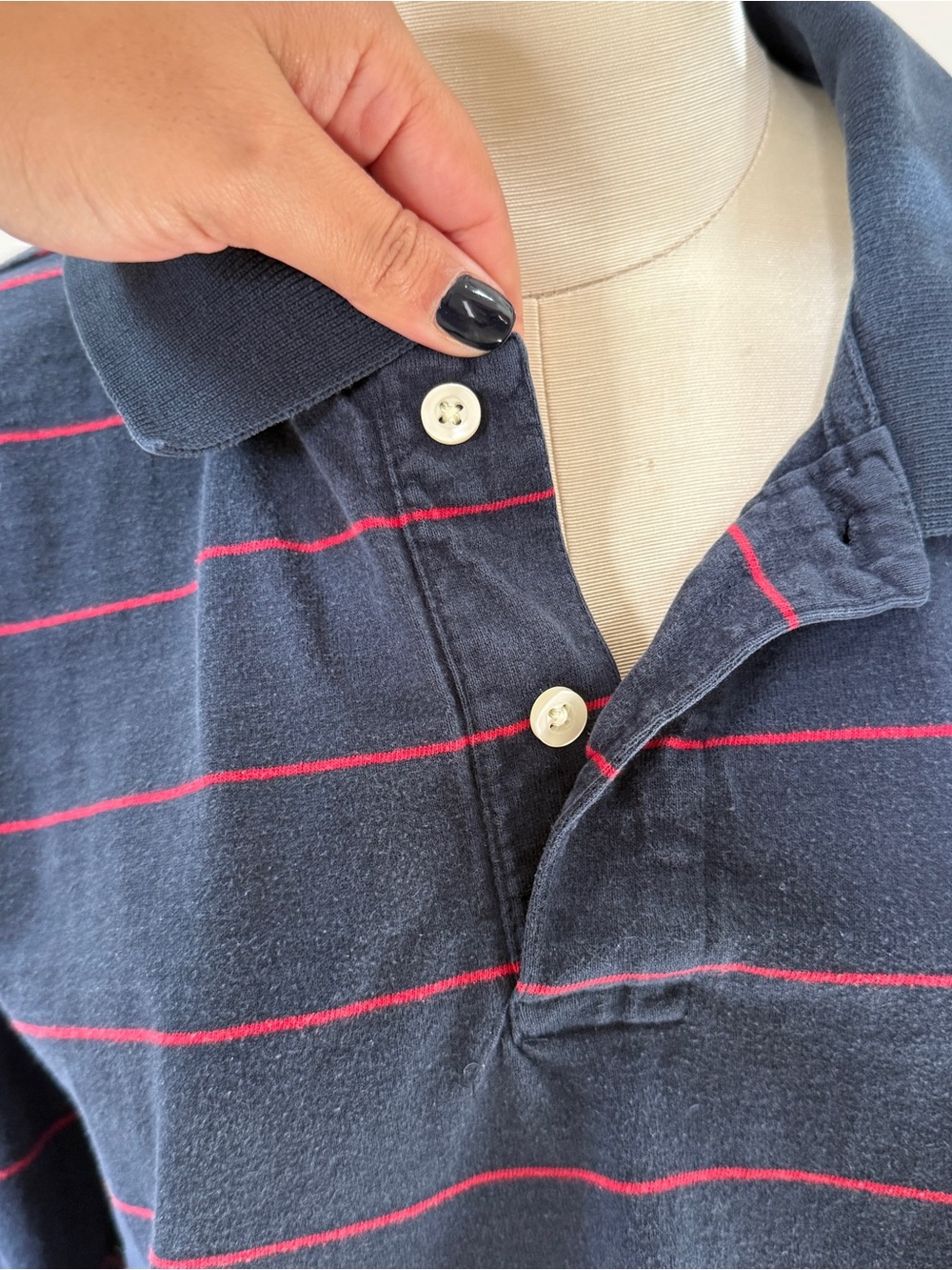 Striped Rugby Polo - Picture 2 of 5